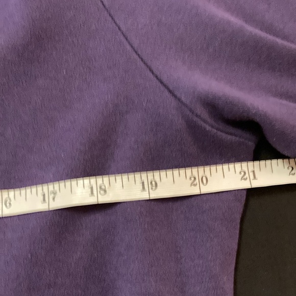 Karen Scott Petites, Long Sleeve, Scoop Neck Top Dark Purple Top, PXXL - Picture 8 of 10